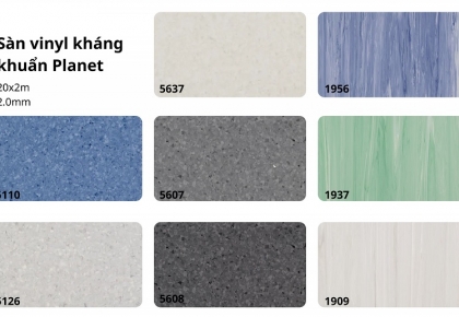 Sàn Vinyl Kháng Khuẩn Cao Cấp